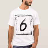 ミニマリストナンバー6 Tシャツ (正面)
