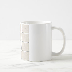 ミニマリストニュートラルジオメトリベージュ色デザイン コーヒーマグカップ
