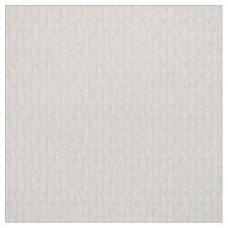 ミニマリストニュートラルフローラつる植物 ファブリック