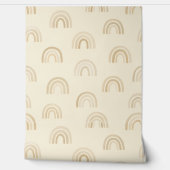 ミニマリストニュートラルレインボー子供部屋壁紙 壁紙 (ほどく)