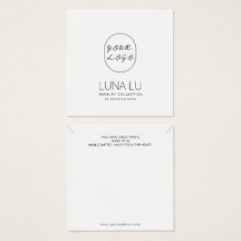 ミニマリストネックレスジュエリーディスプレイカード