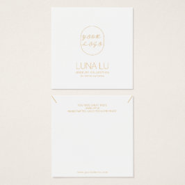 ミニマリストネックレスジュエリーディスプレイカード