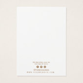 ミニマリストネックレスディスプレイカード (裏面)