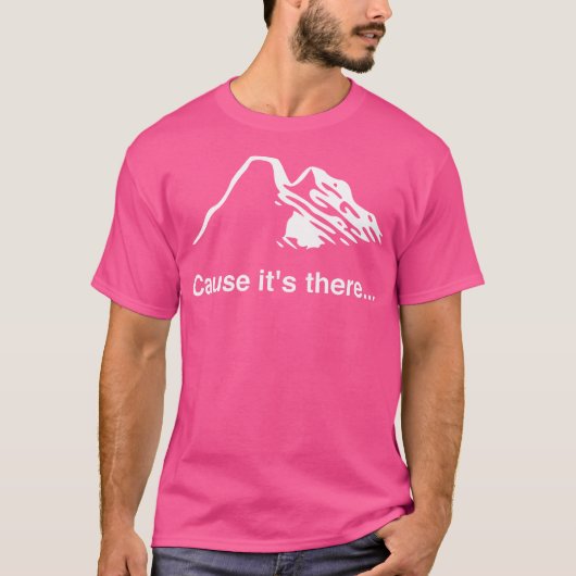 ミニマリストハイキングマウンテン登山ボルダー Tシャツ (正面)