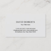 ミニマリストハウスロ実在ゴエステートエージェント 名刺 (裏面)