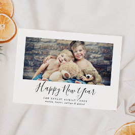 ミニマリストハッピー・ニューイヤーの風景写真 シーズンカード