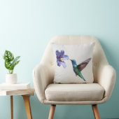 ミニマリストハミングバード/ハイビスカス装飾用クッション クッション (椅子)
