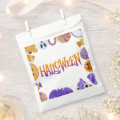 ミニマリストハロウィーンホリデー フェイバーバッグ (クリップ留めされた状態)