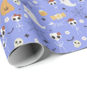 ミニマリストハロウィーンホリデー ラッピングペーパー (ロールコーナー)