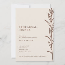 ミニマリストハンドメイドフローラアイボリーリハーサルディナー