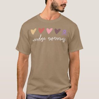 ミニマリストハート過剰摂取防止ロングスリーブ Tシャツ