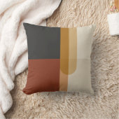 ミニマリストバウハウスピロー – 抽象芸術カラーブロック クッション (ブランケット)