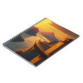 ミニマリストバタフライシルエット ノートブック (左側)