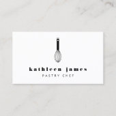 ミニマリストバルーンウィスクシェフ 名刺 (正面)