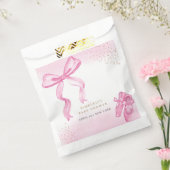 ミニマリストバレリーナシューズバーブベビーシャワー フェイバーバッグ (封をした状態)