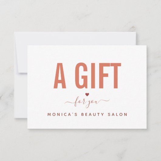 ミニマリストバーンオレンジ美しいサロンスパ化粧 (正面)