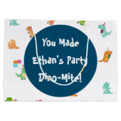 ミニマリストパステルディオナパーティーの好意バッグ ラージペーパーバッグ (裏面)