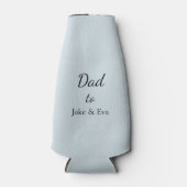 ミニマリストパステルドリンククール | 父の日贈り物 ボトルクーラー (正面)