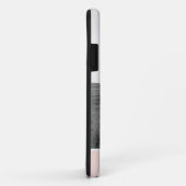 ミニマリストパステルパーソナライズされたピンク名&写真 Case-Mate iPhoneケース (裏面/右)