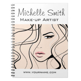 ミニマリストパステルピーチエレガントメフェミニンークアップ ノートブック