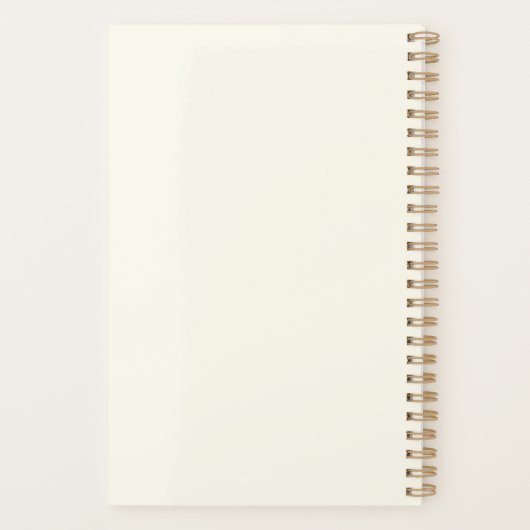 ミニマリストパステル抽象芸術フローラアーパーソナライズされたト プランナー手帳 (裏面)