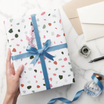 ミニマリストパステル赤面ピンクグレーテラゾギフト