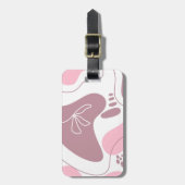 ミニマリストパターパーソナライズされたン荷物タグ ラゲッジタグ (正面縦)