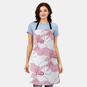 ミニマリストパターンエプロン エプロン (着用した状態)