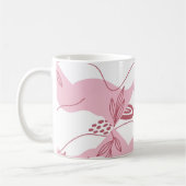 ミニマリストパターンコーヒーマグ コーヒーマグカップ (左)