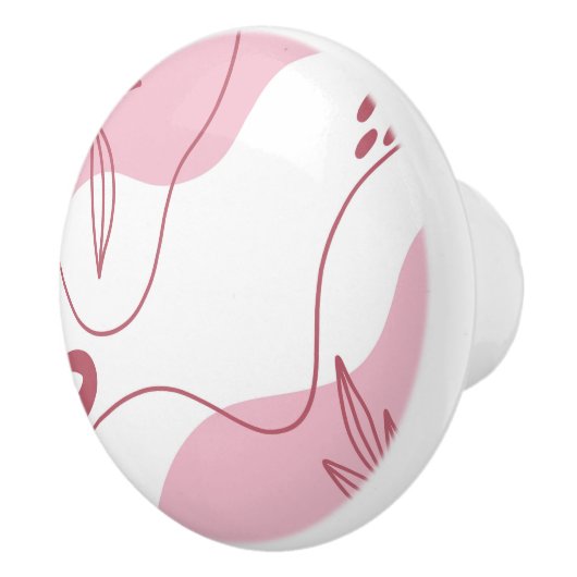 ミニマリストパターンセラミックノブ セラミックノブ (右)