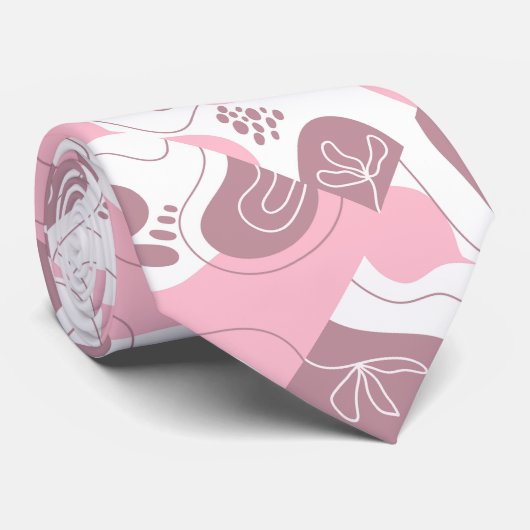 ミニマリストパターンネックタイ ネクタイ (ロール)