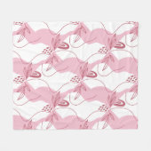 ミニマリストパターンフリースブランケット フリースブランケット (正面(横))