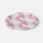 ミニマリストパターン紙プレート ペーパープレート (アングル)