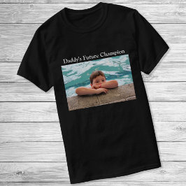 ミニマリストパパの未来のチャンピオン写真 Tシャツ