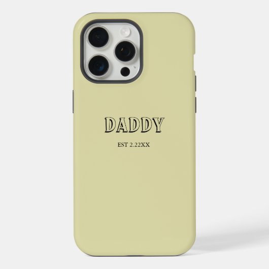 ミニマリストパパEST iPhone/iPadケース iPhoneケース (裏面)