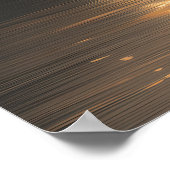 ミニマリストパリスカイラインウォールアート – ソフトトーン ポスター (角)