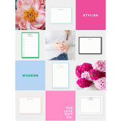 ミニマリストパーソナライズされたピンのポストイットのメモ(名前) ポストイット