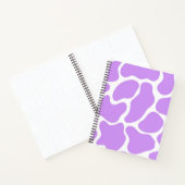 ミニマリストパープルカウズプリント ノートブック (内部)