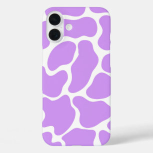 ミニマリストパープルカウズプリント iPhone 16 PLUSケース