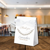 ミニマリストパール ブライダルシャワー  お土産ボックス フェイバーボックス