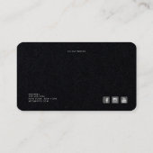 ミニマリストビジネスカード2019 名刺 (裏面)