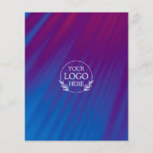 ミニマリストビジネスマーケティングフライヤー | ロゴと写真 チラシ (裏面)