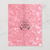 ミニマリストビジネスマーケティングフライヤー | ロゴと写真 チラシ (裏面)