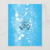 ミニマリストビジネスマーケティングフライヤー | ロゴと写真 チラシ (裏面)