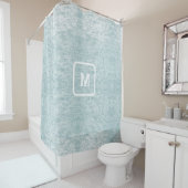 ミニマリストビーチイライトシーフオムモノグラム シャワーカーテン (インサイチュ)
