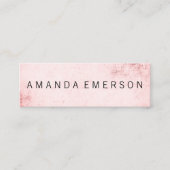 ミニマリストピグランジンク スキニー名刺 (正面)