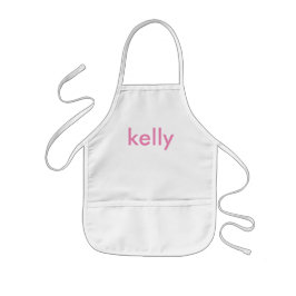 ミニマリストピパーソナライズされたンク 子供用エプロン