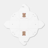 ミニマリストピンクウッドランドベア誕生日お願いボックス フェイバーボックス (折り畳みなし)