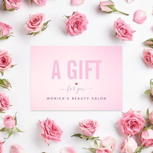 ミニマリストピンクグラデーション美しいサロンスパメイクアップ