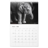 ミニマリストピンクツートーン カレンダー (3月 2026)